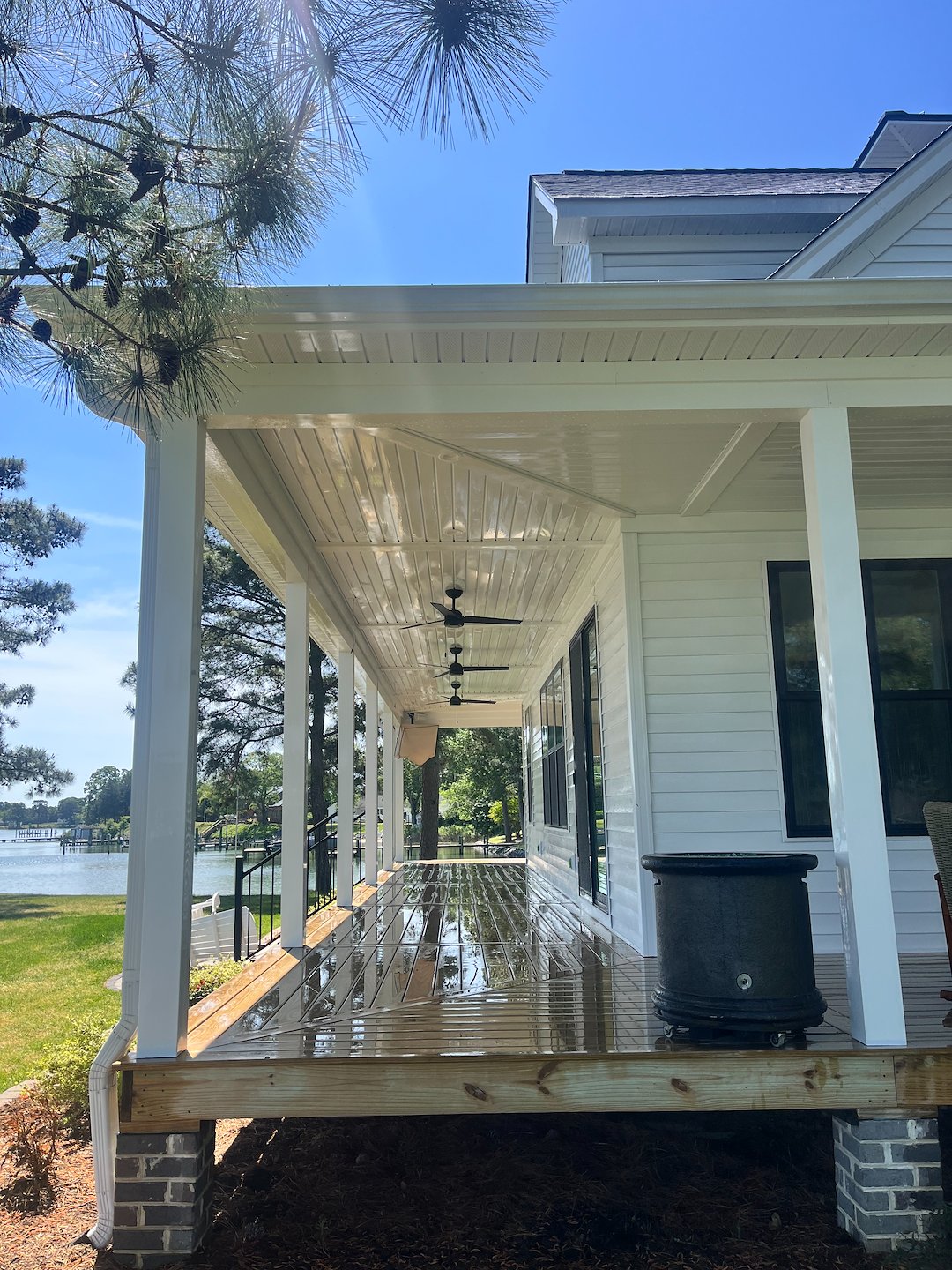 Satisfying White and Black House Washing in Gloucester Point, VA – On Point Pressure Washing