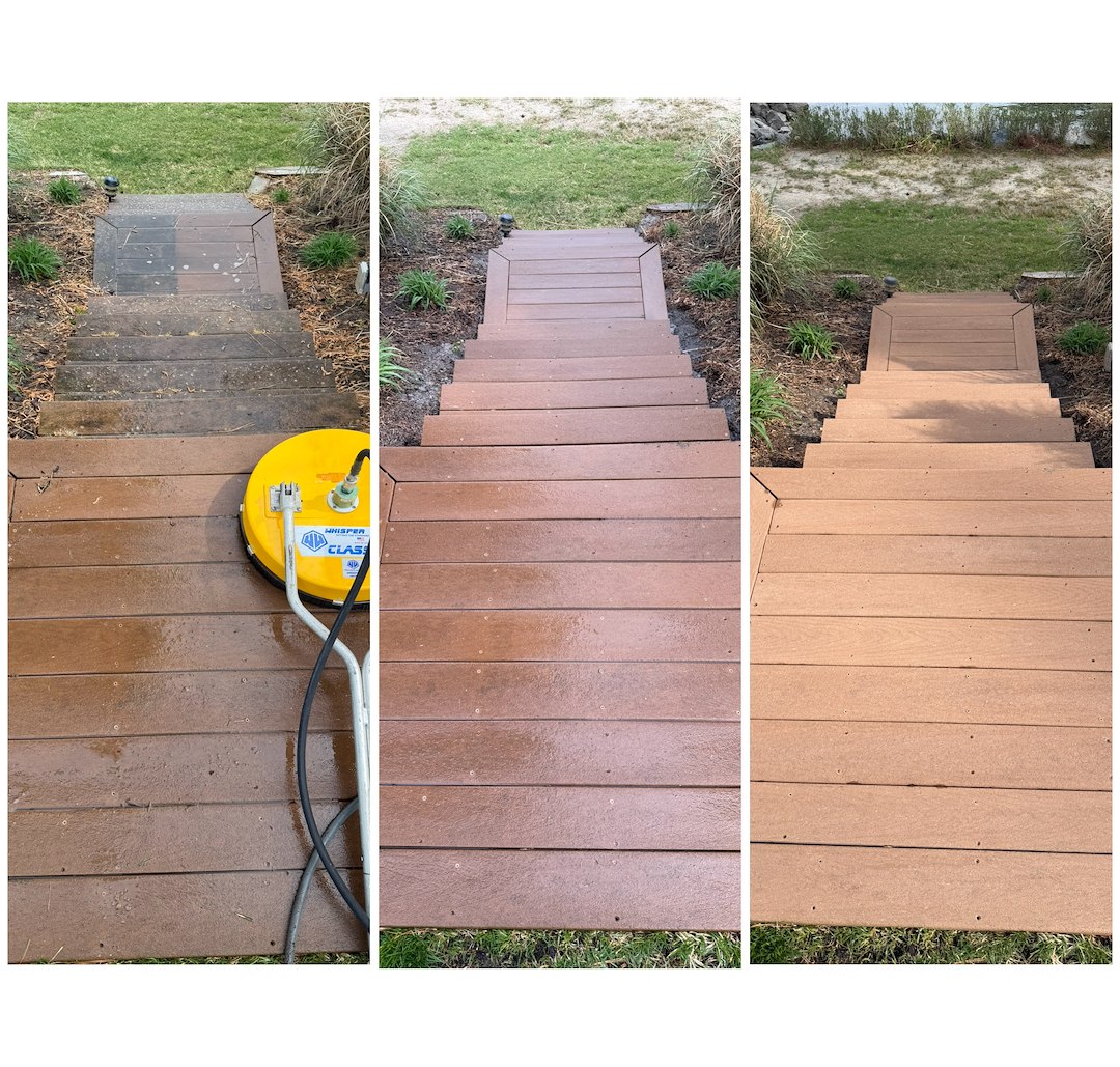 Small deck washing job in Gloucester Point Va